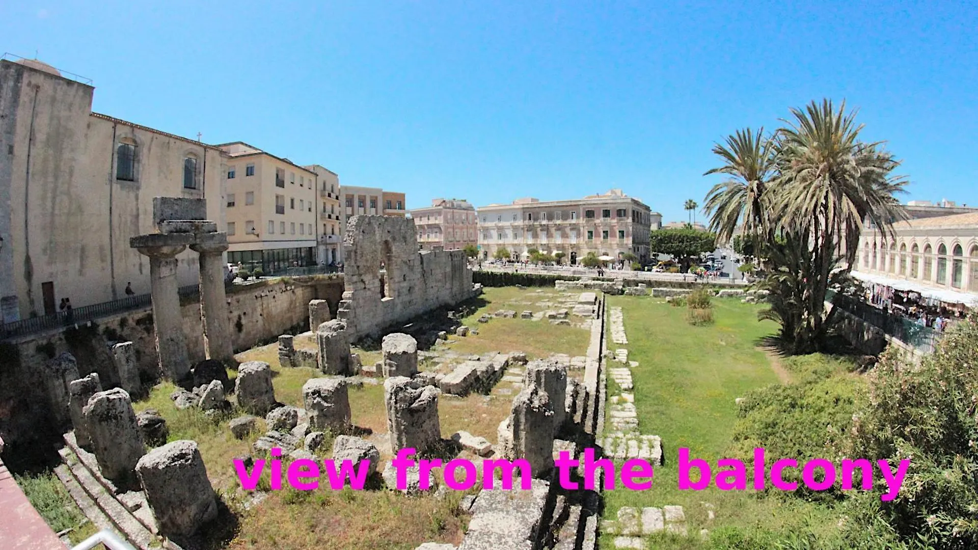 Apollonion Hh Above Apollo'S Temple Ortygia Apartment Syracuse
